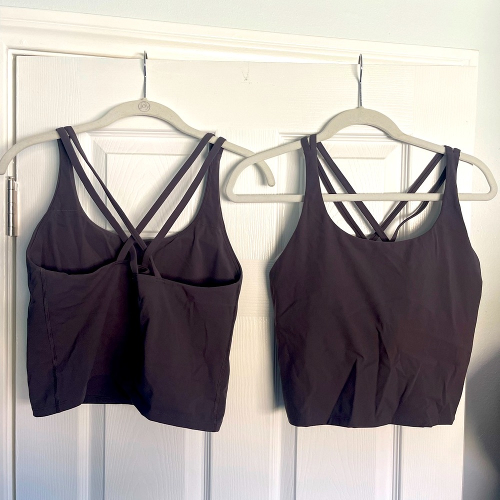 TWO FOR THE PRICE OF ONE! great workout top with high waisted leggings or jeans.